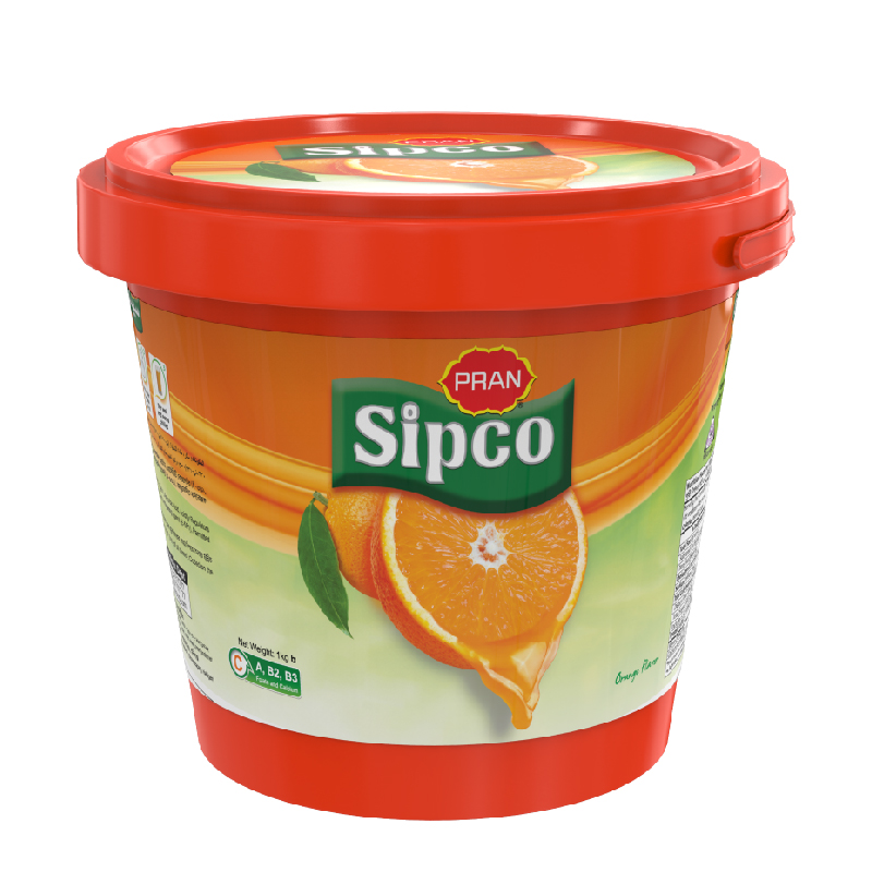 Drinks Energy & Malted Drinks PRAN Sipco Orange 1kg Jar