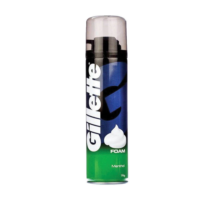 gillette foam menthol 196gm