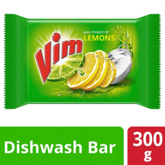 VIM DISHWASHING BAR (LEMON)- 300GM