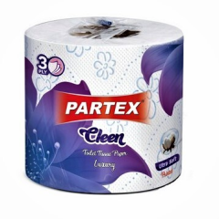 PARTEX CLEAN TOILET TISSUE 2PAY WHITE