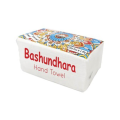 BASHUNDHARA HAND TOWEL (POLY) 250PCS