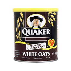 QUAKER OATS WHITE CAN- 500GM