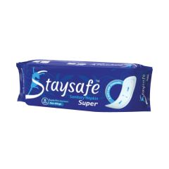 STAYSAFE SANIATRY NAPKIN NON WING SUPER 08 PADS