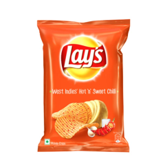 LAYS HOT N SWEET CHILL POTATO CHIPS 23GM