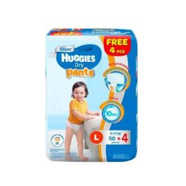 huggies dry pants large
