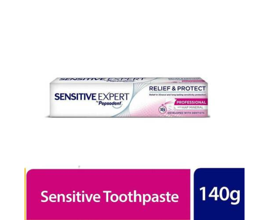 PEPSODENT SENSITIVE EXPERT TOOTHPASTE 140GM