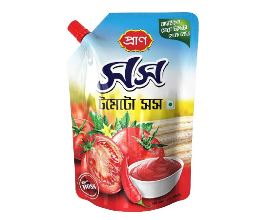 PRAN HOT TOMATO SAUCE STAND-UP POUCH- 500GM