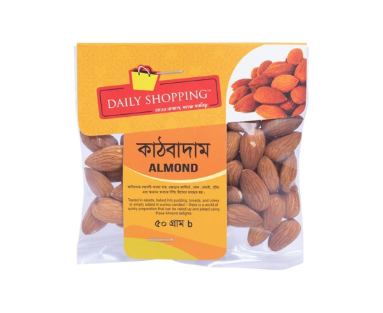 DAILY SHOPPING ALMOND 50GM