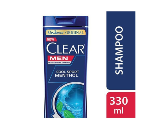 CLEAR MEN SHAMPOO COOL SPORT MENTHOL 330ML