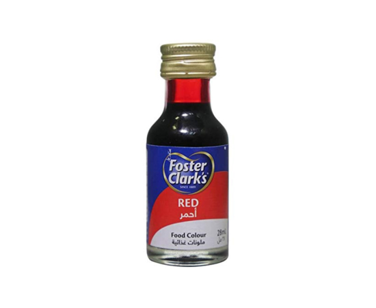 FOSTER CLARKS FOOD COLOUR RED ROUGE 28ML