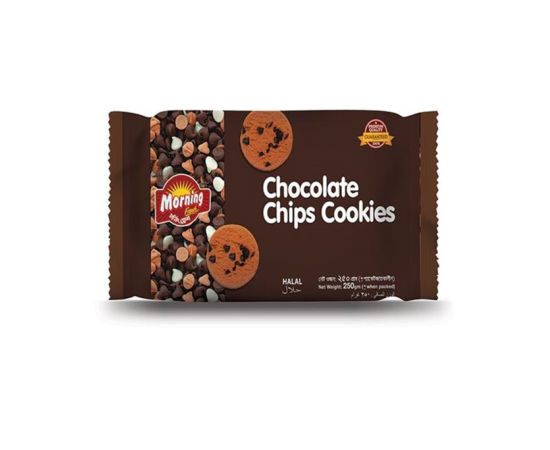 WELL FOOD MORNING CHOCO CHIPS COOKIES 250GM