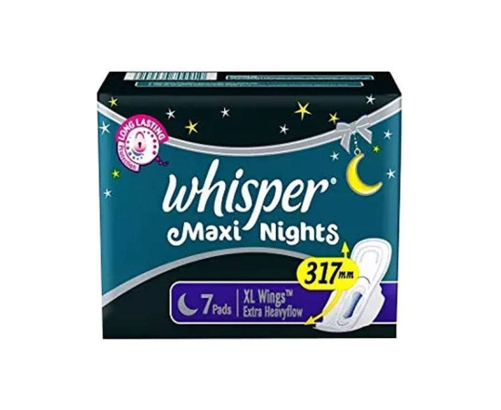 WHISPER MAXI 7PADS WINGS NIGHT XL