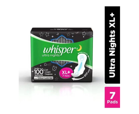 WHISPER ULTRA NIGHT XL+ 7 PADS