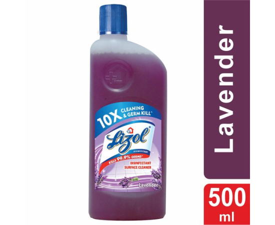 LIZOL LAVENDER DISINFECTANT SURFACE CLEANER 500ML